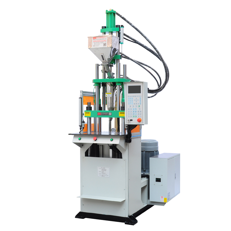 Vertical connector injection molding machine